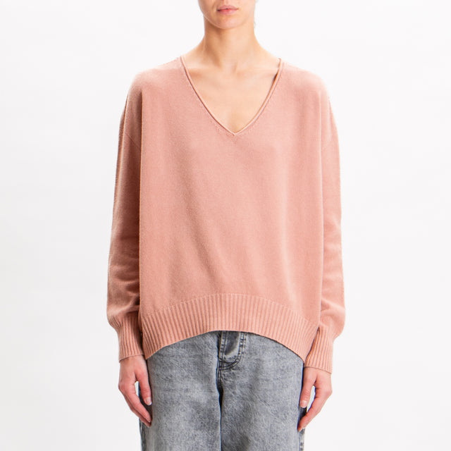 Zeroassoluto-V-neck box sweater - phard