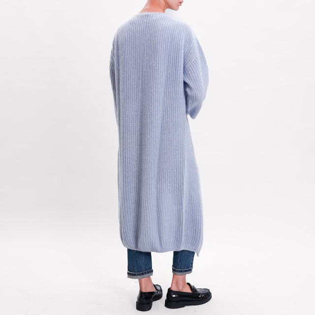 Zeroassoluto-Cardigan mohair - polvere