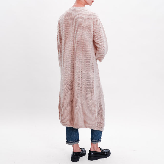 Zeroassoluto-Cardigan mohair - rosa