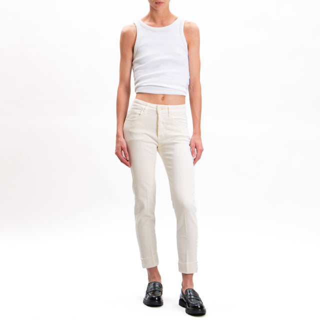 Vicolo-DAISY slim fit jeans - off white