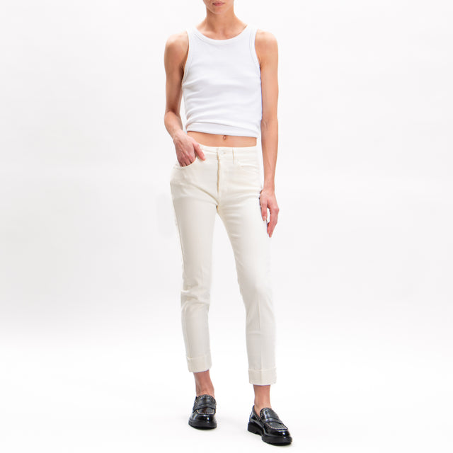 Vicolo-Jeans DAISY slim fit - off white